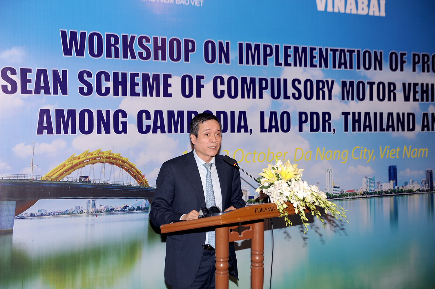 Hội thảo Triển khai Nghị định thư số 5 về Chương trình bảo hiểm bắt buộc xe cơ giới ASEAN giữa Việt Nam, Lào và Campuchia